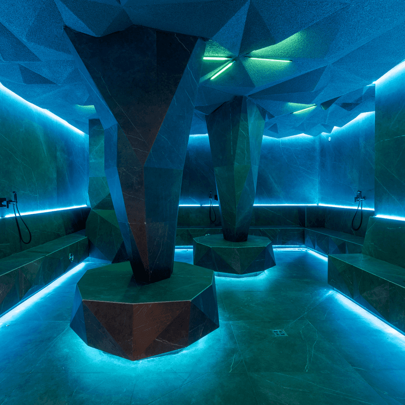 Парова баня з морською сіллю